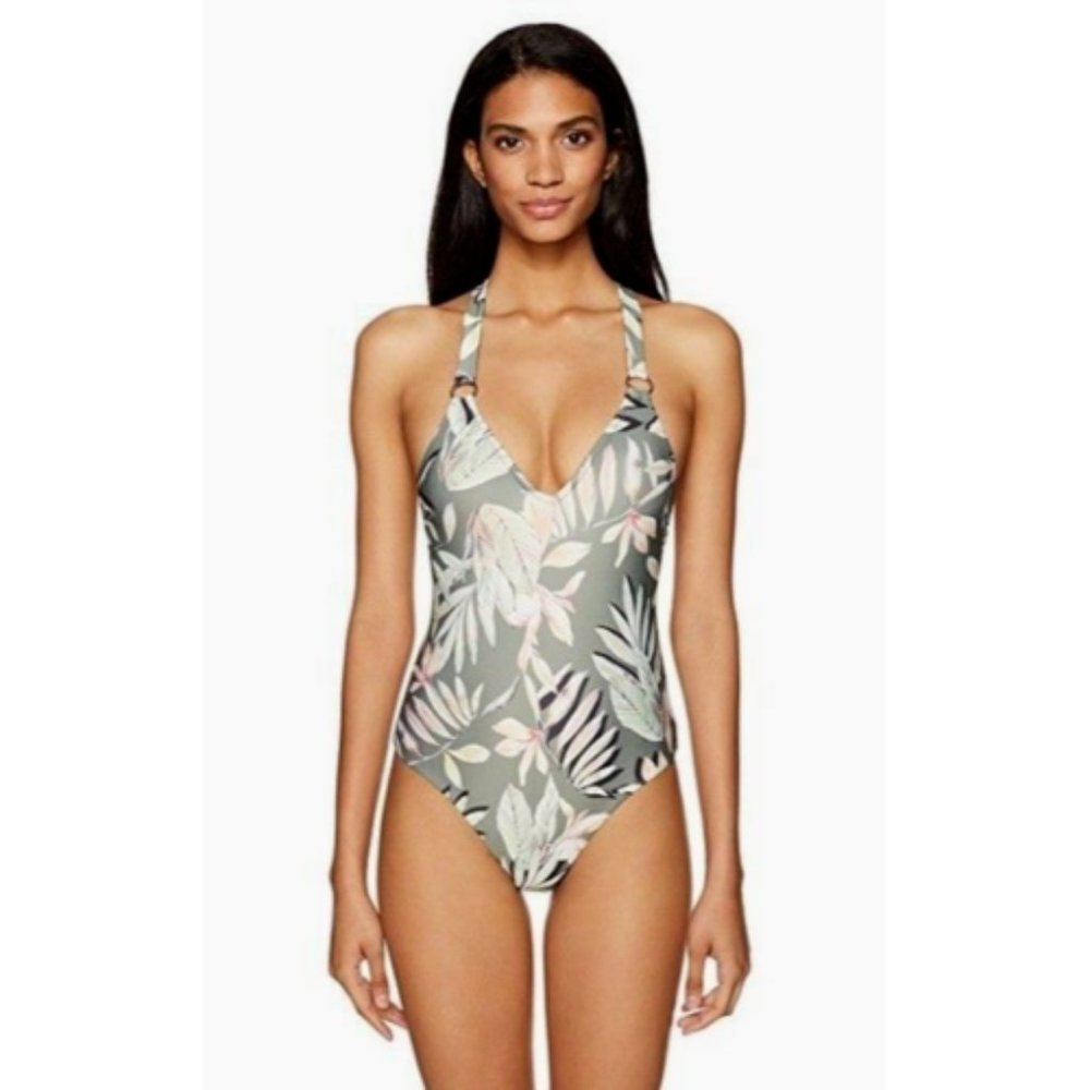 MINKPINK Shady Fronds One Piece Swimsuit Medium